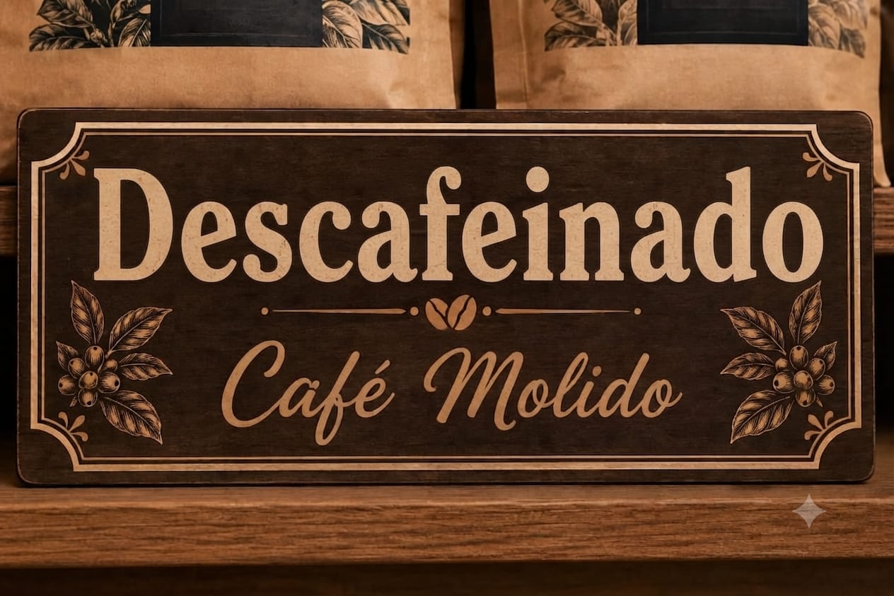 CAFÉ MOLIDO (250 gr.) DESCAFEINADO